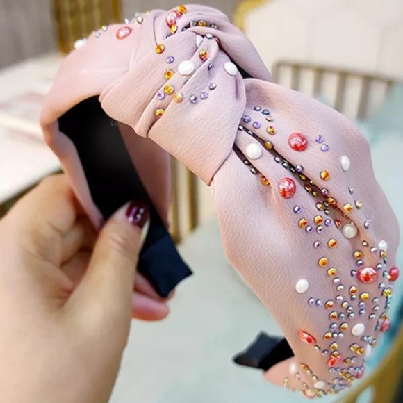 Pink Knot Women's Headband. New - Picture 1 of 4